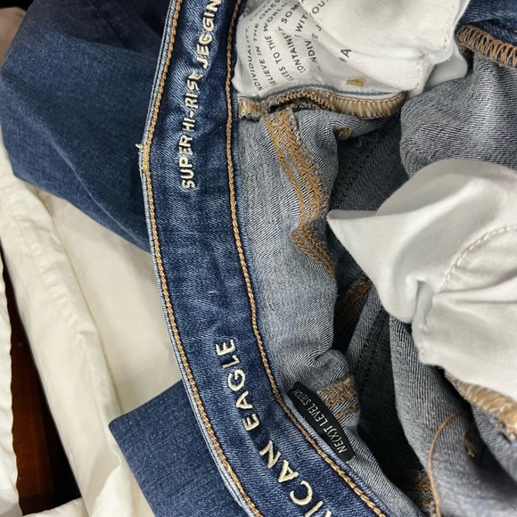 American Eagle next level stretch super hi rise jegging size 000 - Picture 5 of 7